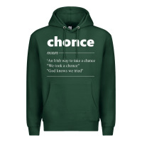 Sports Green Chonce Definition We Took A Chonce Risk Lover Gift Premium Hoodie - minhPixels