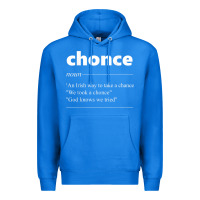 True Royal Chonce Definition We Took A Chonce Risk Lover Gift Premium Hoodie - minhPixels