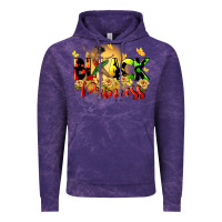 Cloud Purple black princess Vintage Hoodie - CowGirlArtShop