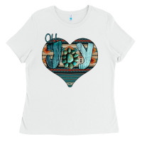 White Oh Joy Love Ladies Tee - Bettercallsaul