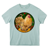 Arona cochin rooster christmas Heavy Core Tee - LillyAllenDesigns