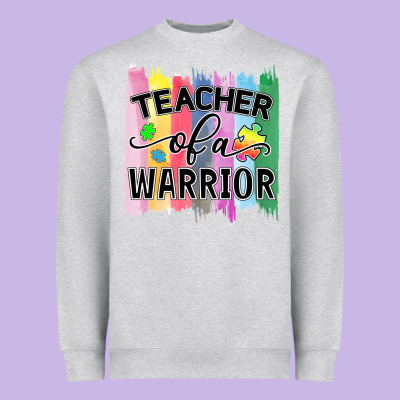 Teacher Of A Warrior Heavyweight Sweatshirt Designed By Cowhidedigitalart