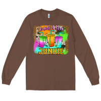 Chestnut Loaded Tea Junkie Long Sleeve Tee - Jasminsmagicworld