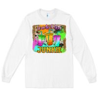White Loaded Tea Junkie Long Sleeve Tee - Jasminsmagicworld