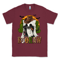 Burgundy Boohaw Western Classic Tee - texasbilliewilder