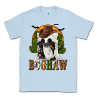 Dusty Blue Boohaw Western Classic Tee - texasbilliewilder