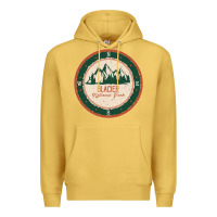 Antique Gold Glacier National Park Premium Hoodie - minhPixels