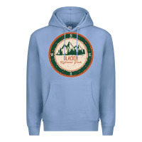 Colony Blue Glacier National Park Premium Hoodie - minhPixels