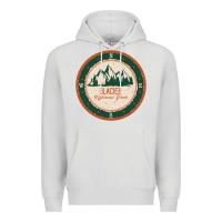 Dove Grey Glacier National Park Premium Hoodie - minhPixels