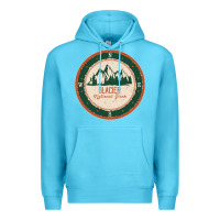 Ocean Blue Glacier National Park Premium Hoodie - minhPixels