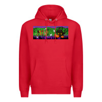 Red halloween mini 11 oz mug Premium Hoodie - BundleAndBundleShop