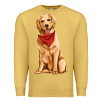 Antique Gold golden retriever Premium Sweatshirt - Artiststas