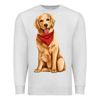 Oatmeal Heather golden retriever Premium Sweatshirt - Artiststas