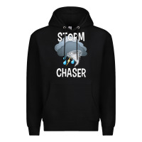 Black Kids Storm Chaser Boys Storm Hunter Tornado Gift Premium Hoodie - minhPixels