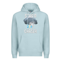 Blue Mist Kids Storm Chaser Boys Storm Hunter Tornado Gift Premium Hoodie - minhPixels