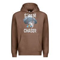 Chestnut Kids Storm Chaser Boys Storm Hunter Tornado Gift Premium Hoodie - minhPixels