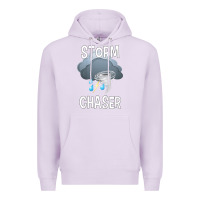 Lilac Kids Storm Chaser Boys Storm Hunter Tornado Gift Premium Hoodie - minhPixels