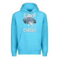 Ocean Blue Kids Storm Chaser Boys Storm Hunter Tornado Gift Premium Hoodie - minhPixels