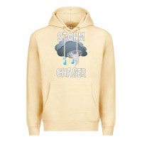 Pina Colada Kids Storm Chaser Boys Storm Hunter Tornado Gift Premium Hoodie - minhPixels