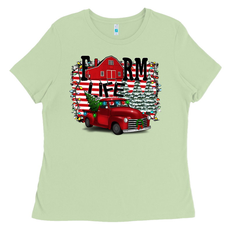 Farm Life Christmas Ladies Tee by Bettercallsaul | Teevron