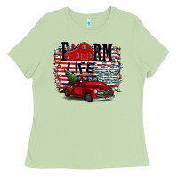 Matcha Farm Life Christmas Ladies Tee - Bettercallsaul