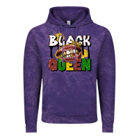 Cloud Purple black queen Vintage Hoodie - CowGirlArtShop