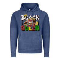 Vintage Denim black queen Vintage Hoodie - CowGirlArtShop