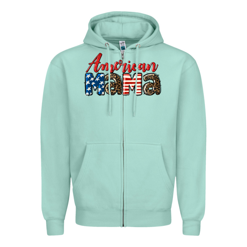 Western American Mama Mother's Day Zipper Hoodie by LillyAllenDesigns | Teevron