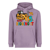 Lavender i'm 5 and digging it Heavyweight Hoodie - Artiststas
