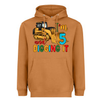 I'm 5 And Digging It Heavyweight Hoodie | Teevron