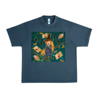Midnight Navy wizard boy with mouse Urban Heavy Tee - TumblerDesignByShophia