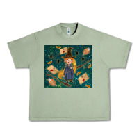 Oil Green wizard boy with mouse Urban Heavy Tee - TumblerDesignByShophia