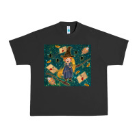 Pigment Black wizard boy with mouse Urban Heavy Tee - TumblerDesignByShophia