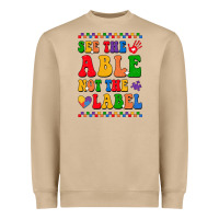 Mushroom see the able not the label Heavyweight Sweatshirt - CowhideDigitalArt