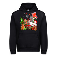 Black nurse  and christmas Urban Hoodie - AdoDesignShop