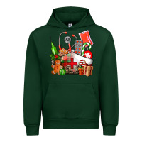 Forest Green nurse  and christmas Urban Hoodie - AdoDesignShop