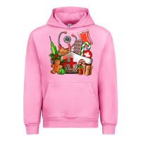 Fuchsia Pink nurse  and christmas Urban Hoodie - AdoDesignShop