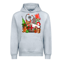 Heather Grey nurse  and christmas Urban Hoodie - AdoDesignShop