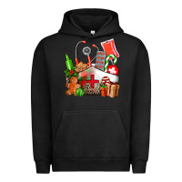 Pigment Black nurse  and christmas Urban Hoodie - AdoDesignShop