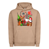Pigment Burro nurse  and christmas Urban Hoodie - AdoDesignShop