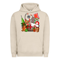 Pigment French Oak nurse  and christmas Urban Hoodie - AdoDesignShop