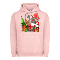 Pigment Salmon nurse  and christmas Urban Hoodie - AdoDesignShop