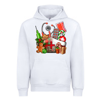 White nurse  and christmas Urban Hoodie - AdoDesignShop