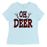 Baby Blue Oh Deer Ladies Tee - Bettercallsaul