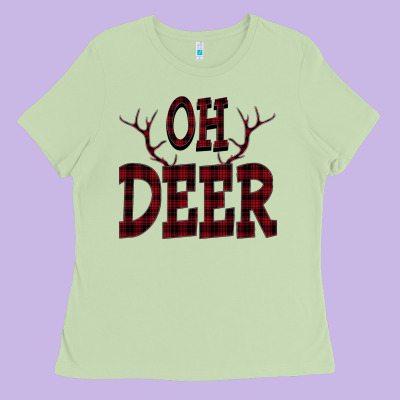 Oh Deer Ladies Tee Designed By Bettercallsaul