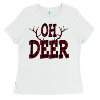 White Oh Deer Ladies Tee - Bettercallsaul