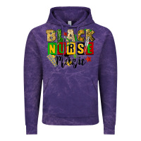 Cloud Purple black nurse magic juneteenth Vintage Hoodie - CowGirlArtShop