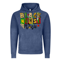 Vintage Denim black nurse magic juneteenth Vintage Hoodie - CowGirlArtShop