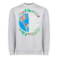 Heather Grey Autism Awareness Kindness Puzzle Earth Heavyweight Sweatshirt - CowhideDigitalArt