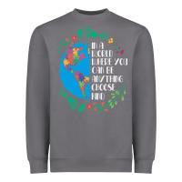 Storm Autism Awareness Kindness Puzzle Earth Heavyweight Sweatshirt - CowhideDigitalArt